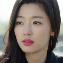 Legend of the blue sea Jeon Ji-hyun with the same ear line long tassel temperament silver earrings Korean earrings female ear chain