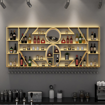 2021 Bar Bar Bar wine rack wall hanging wine cabinet glowing wine display rack customized