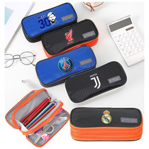 Barcelona Messi Juventus Ronaldo Pen Bag Double Oxford Cloth Liverpool Chelsea Tottenham Real Madrid Stationery Bag