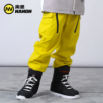 (joint section) South Enx DOLL ski pants men and women warm and waterproof single double board snow pants windproof and abrasion resistant Han