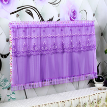 Start-up does not take LCD TV Hood dust cover lace 55 hanging seat fabric 65 inch straight surface cover pastoral