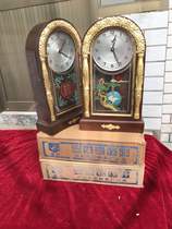 Old inventory (new) 70 80 s clock nostalgic clock old wooden box clock two patterns optional
