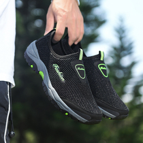 New dynamic bicycle riding shoes mens hard soled road car shoes non-locking casual bicycle flat riding shoes