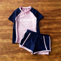 (Broken code clearance) childrens swimsuit girls Summer Set baby swimsuit 2021 childrens clothing girls hot spring clothing