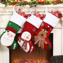 Christmas Socks Gift Socks Christmas Snowman Seniors Gift Bags Safe Night Gift Socks Christmas Decorations Pendant