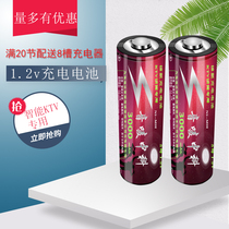 Sound Mark AA5 rechargeable battery KTV microphone wireless microphone large capacity number five rechargeable battery set