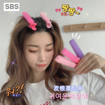 Net red hair root fluffy clamping head hair fluffy and simple temperament fixed curly hair cylinder hairpin hairpin hair clip air Liu Haipongsong clip card