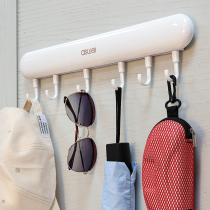 Bathroom hook hook kitchen wall non-perforated strong load-bearing adhesive hook door no trace wall hanging hanger