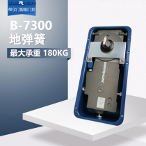 Gangermen weighted frameless door frameless door heavy ground Spring aluminum alloy broken bridge door warranty 5 years