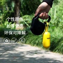 MM Personality Original Pooch Environmentally Friendly Portable Degradable ten poo bag Pet Shovel Pick Up Poop Bag Garbage Bag God