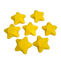 Soft PU sponge solid five-pointed star toy childrens adult grip rehabilitation trainer 7cm to promote blood circulation
