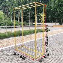 New custom wrought iron wedding background large screen shelf stage ornaments creative wedding decoration wedding props