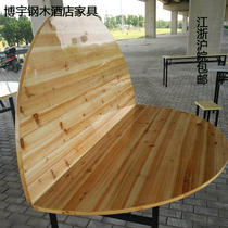 Cedar Wood Round Table Top Fold Large Round Table Home 1 5 m 1 6 m 1 8 m 2 2 m Round Table Solid Wood Countertops
