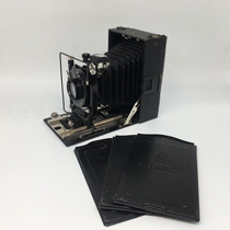 Soviet large format dry plate film camera bellows leather cavity frosted glass old camera vintage collection A2893