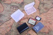 Large number of lithium battery LP-E6 LP-E6 EL15 EL3E EL3E counter camera battery protection battery containing box