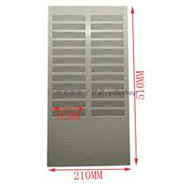 24-digit attendance card holder plastic hanging attendance frame working card holder special card holder