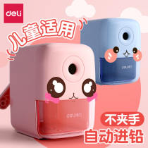 Deli rotary pen knife Automatic pencil sharpener Childrens primary school pencil sharpener Hand-cranked thick rod pencil sharpener Durable pencil sharpener Pen sharpener Small pencil sharpener pen sharpener