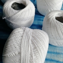 Cotton Thorn embroidered cotton thread can plant dye grass and wood dye indigo dyed cotton yarn old cotton thread pure white cotton thread