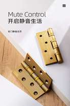 Famous door hardware silent hinge stainless steel cascing wooden door door bearing 4 inch folding hinge