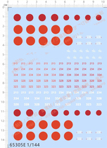 Military Model 1:144 Medium Tank T-34 Medium Tank special water sticker(65305E)