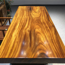 Ocamba flower Ebony Rosewood boss Office table walnut mahogany large board solid wood log tea table tea table clearance