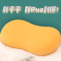 Pillow summer womens single only soft does not collapse does not deform cat belly Low pillow core cervical spine pillow Sleep pillow