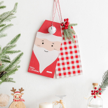 Aying Christmas Snowman Pendant Window Hanging Theme Scene Home Layout ins Nordic Wood Decoration