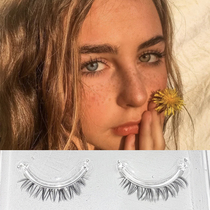 Slender lower eyelashes 3D three-dimensional curl natural messy soft thick sharpening sharpening realistic false eyelashes light Europe and America