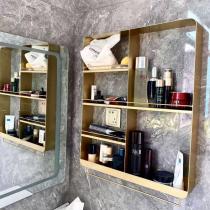 Punch-free vanity vanity rack Storage rack Wall-mounted toilet bathroom bathroom storage rack Towel rack