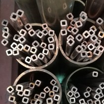 T2 copper square tube 25mm*20mm*2mm square copper tube heterosexual tube Pure copper copper square tube