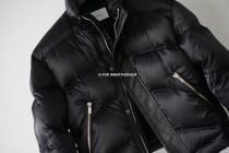 G FOR INNERTHOUGHT goose down leather down jacket mens short
