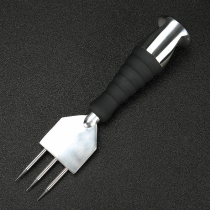 Bar new detachable Big Three Fork chisel ice cone bartender special ice chisel ice chisel ice chisel ice cone breaking ice cone
