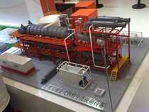 Mechanical equipment model making customized industrial dynamic demonstration fire simulation oil derrick Beijing model
