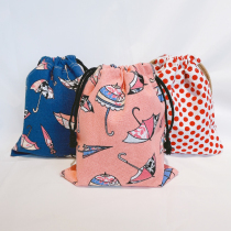 Clearance camera storage bag SLR inner bag drawstring backpack cute cartoon protective cover is suitable for the right to stand the micro single