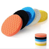 3 inch -7 inch flocking self-adhesive hexagonal pattern sponge polished wheel glass scratches to repair stone polished polished