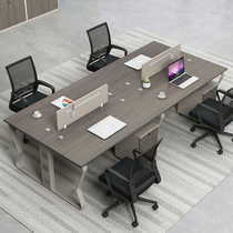 (New products) Staff Desk Brief Hyundai 4 Peoples Desk Desk Screen Chairs Office Furniture