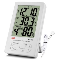 KT-905 Thermometer Hygrometer Indoor electronic thermometer hygrometer Alarm Digital display calendar