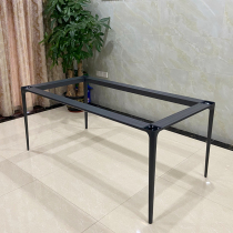 Italian rock board dining table feet solid aluminum alloy feet office table feet table marble stand can be customized