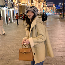 CHOVAL Daegu warm city young fur one coat female 2021 new winter fur coat