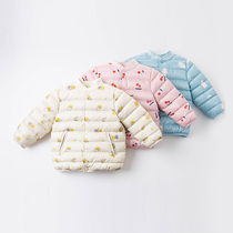 Winter 2020 new baby down jacket mens and womens white duck down liner top 1-9 years old J16041