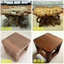 Root Carved Wood Sculptures Hand Polished Lacquered Water Paint Furniture Special Lacquer Restored Lacquered Floors Renovated Solid Wood Transparent Color