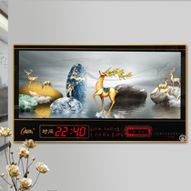 Kangbas perpetual calendar electronic clock 2021 new living room silent backlight Wall trend calendar clock home clock