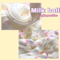 Milk candy ball filler is especially cute and soft good crumble decompression toy slime