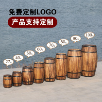 5 liters solid wood storage Oak wine barrel Small wine barrel White wine red wine Wooden wine household