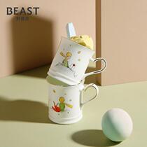 THEBEAST FAUVIST Little Prince Mug Couple PAIR CUP Set Bone CHINA Cup Birthday WEDDING gift