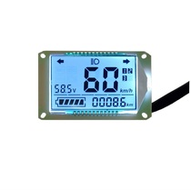 Electric car battery car LCD screen instrument display core small turtle king load 4860v72v code meter speedometer