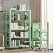 Folding bookshelf Easy landing living-room multilayer shelve bedroom containing shelf Shelves Home Small Bookcase