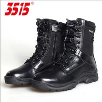 Strong man leather middle tube military training boots Special Forces tactical boots 511 combat boots outdoor breathable male cowhide military fans boots