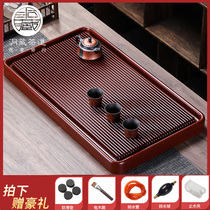 Bakelite tea tray German household set Simple Kung Fu tea set Tea sea Taiwan Bakelite large and small tea table tray