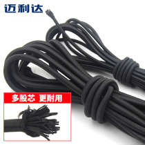 Multi-strand core elastic rope color round elastic band tie rope thick rubber band rubber strap clothing accessories